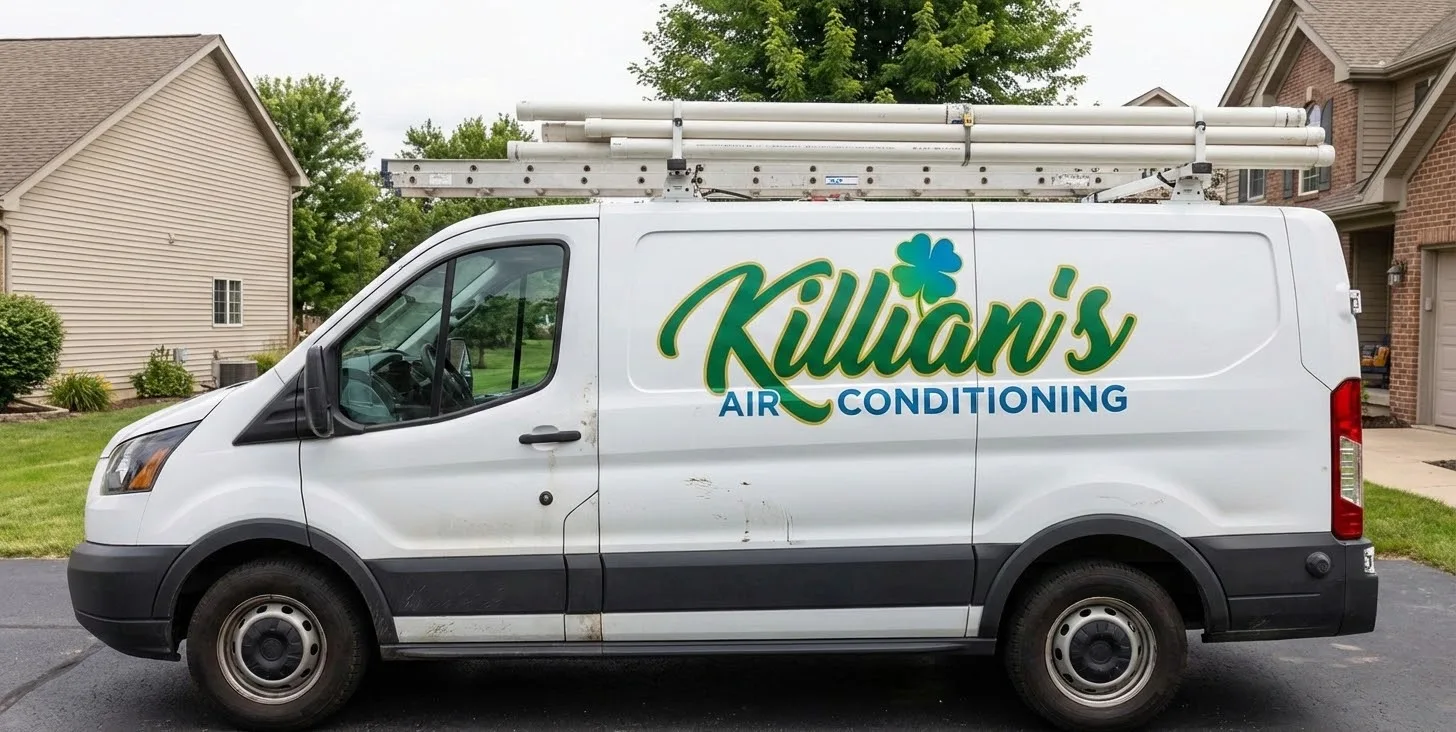 Killian's Air Conditioning service van